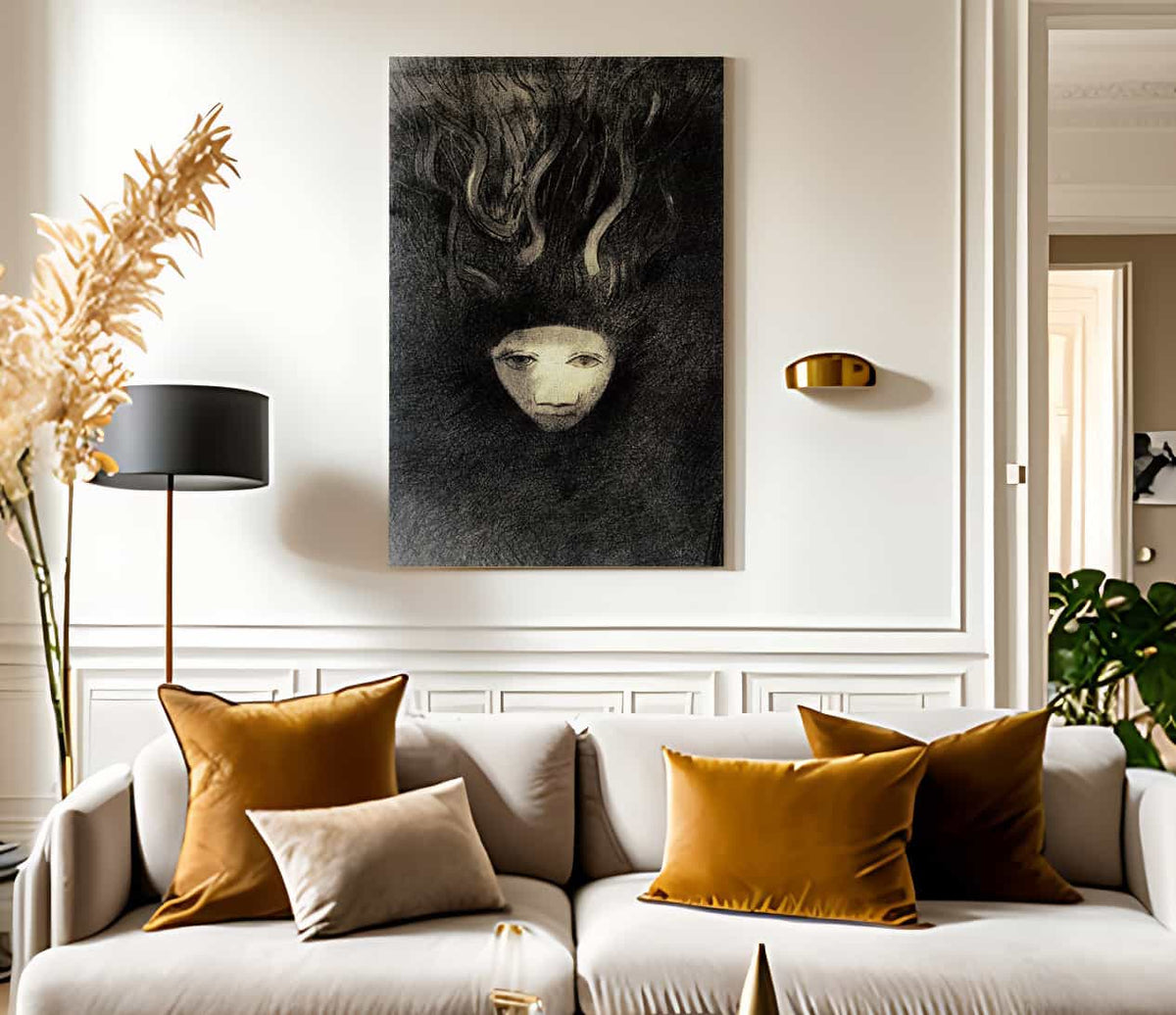 Meduse By Odilon Redon Fine Art Print