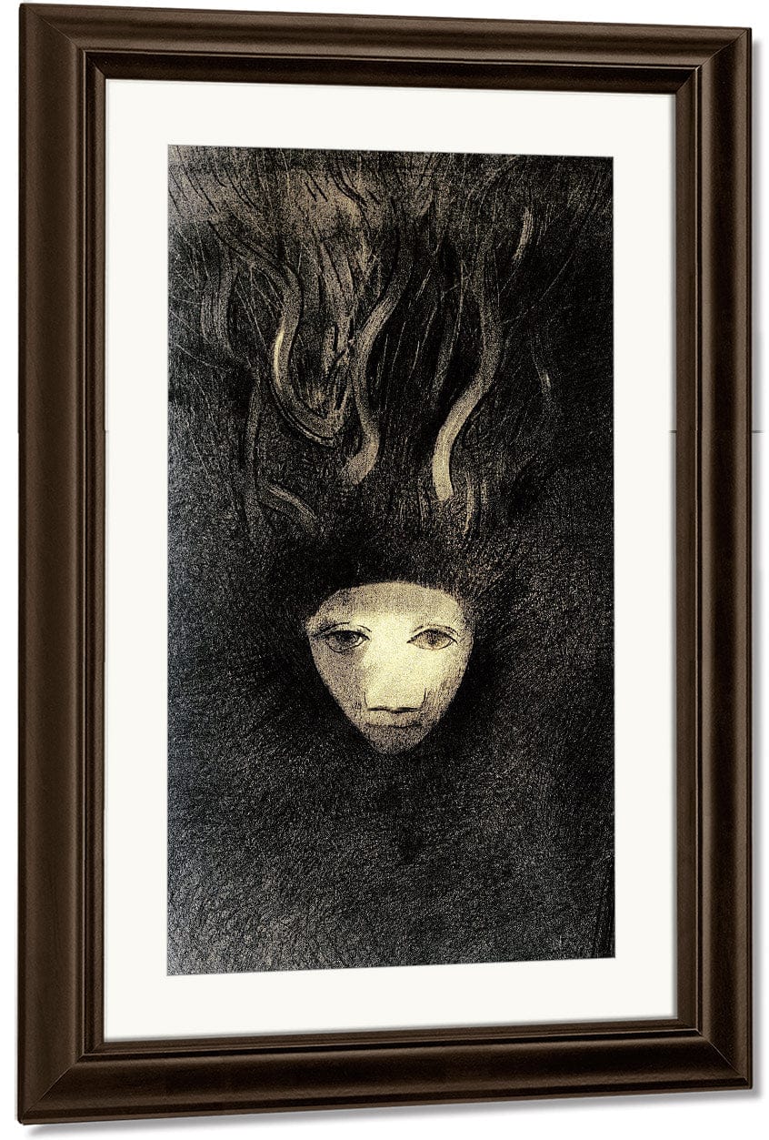 Meduse By Odilon Redon Fine Art Print