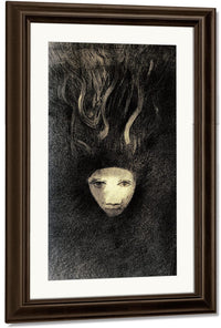 Meduse By Odilon Redon Fine Art Print