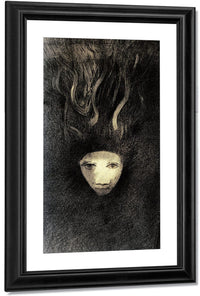 Meduse By Odilon Redon Fine Art Print