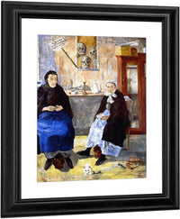 Melancholy Fishwives By James Ensor Fine Art Print