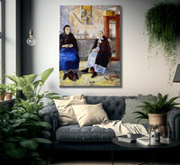 Melancholy Fishwives By James Ensor Fine Art Print