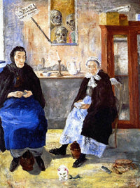 Melancholy Fishwives By James Ensor Fine Art Print