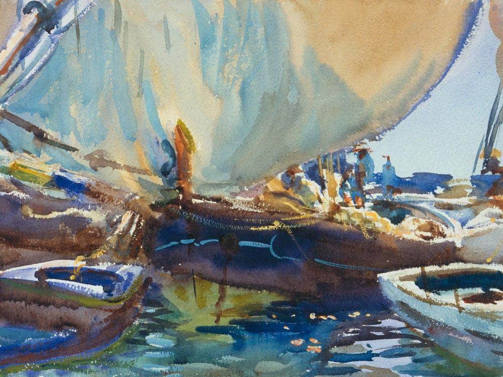 Melon Boats By John Singer Sargent Fine Art Print