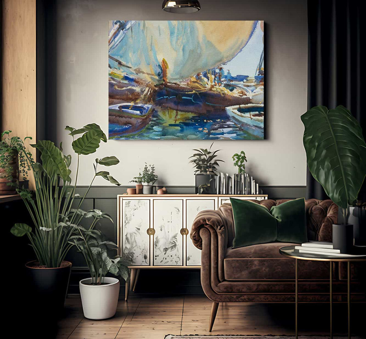 Melon Boats By John Singer Sargent Fine Art Print