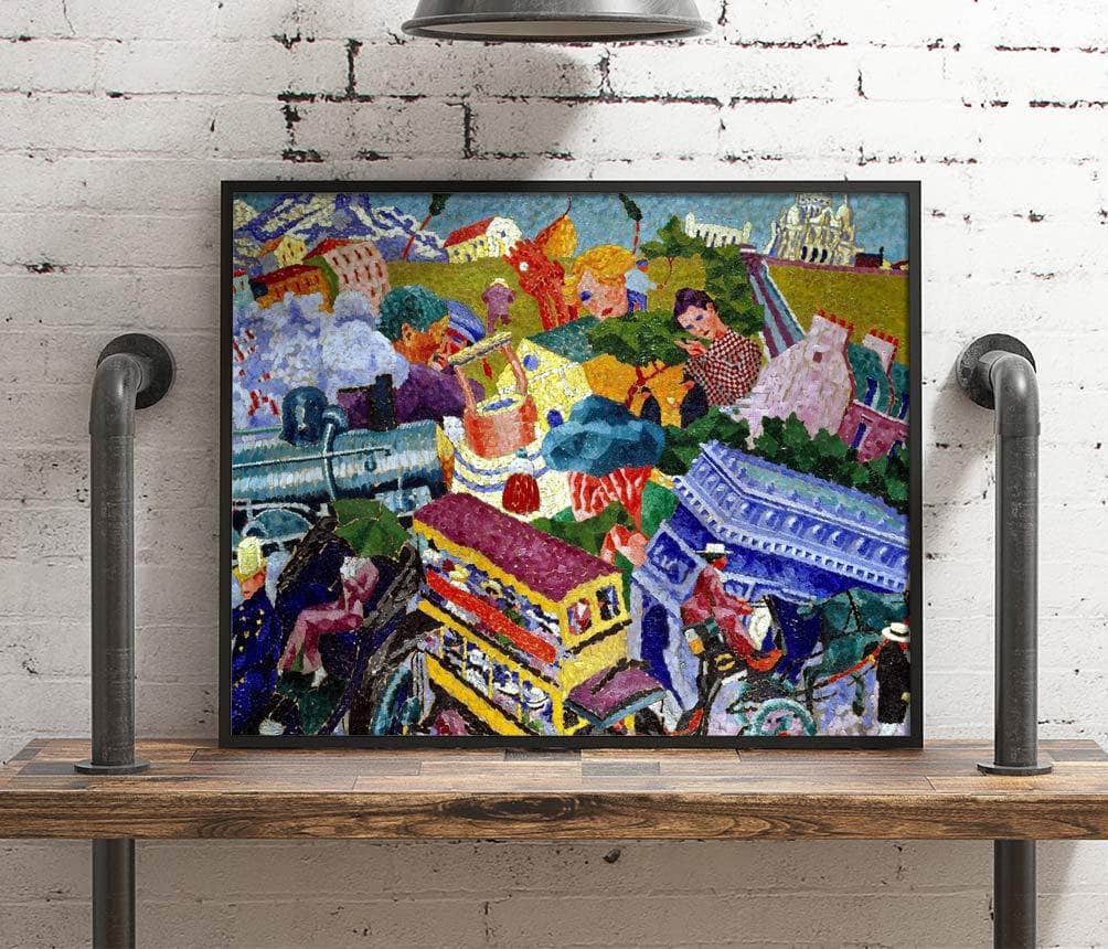 Memories Of A Journey Painting Gino Severini Canvas Art Fine Art Print
