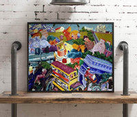 Memories Of A Journey Painting Gino Severini Canvas Art Fine Art Print