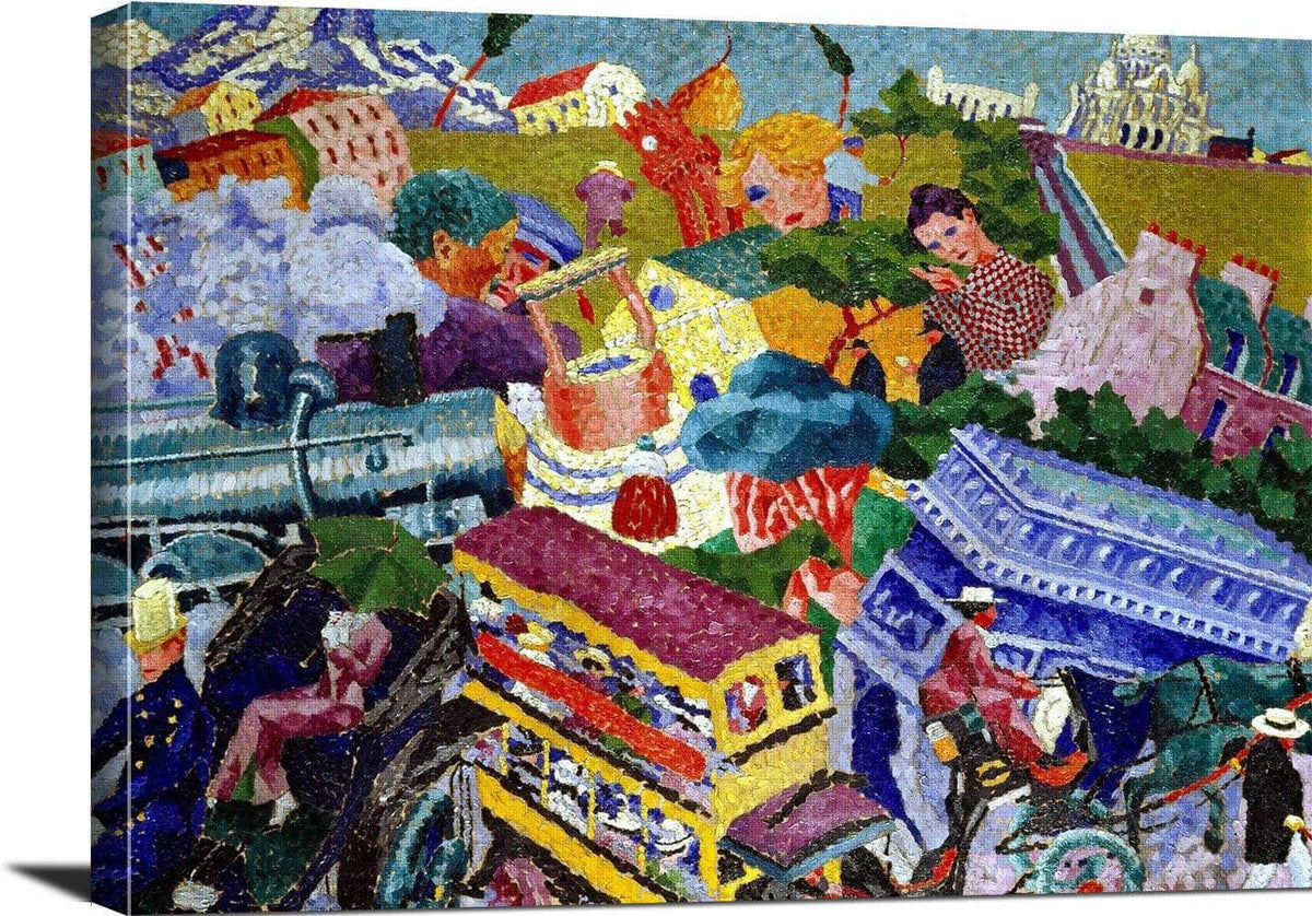 Memories Of A Journey Painting Gino Severini Canvas Art Fine Art Print