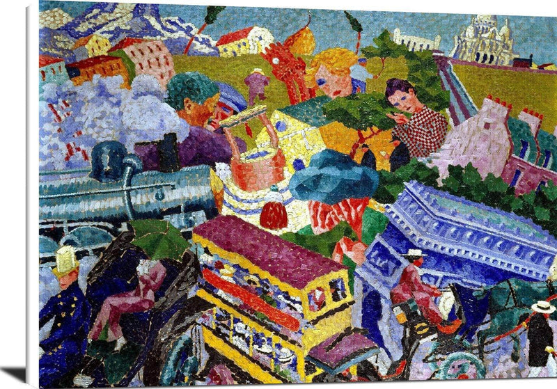 Memories Of A Journey Painting Gino Severini Canvas Art Fine Art Print