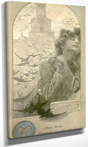 Memory Of Ivancice By Alphonse Mucha Fine Art Print