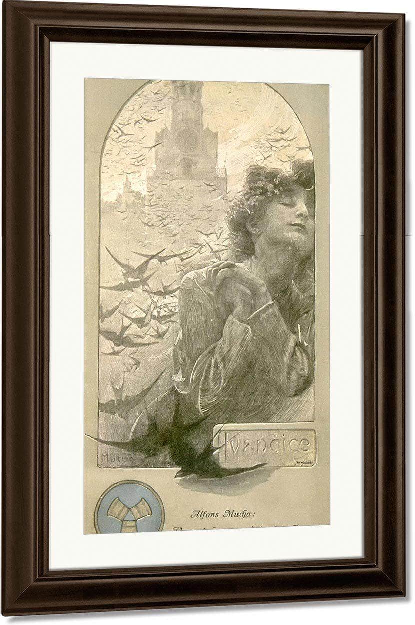 Memory Of Ivancice By Alphonse Mucha Fine Art Print
