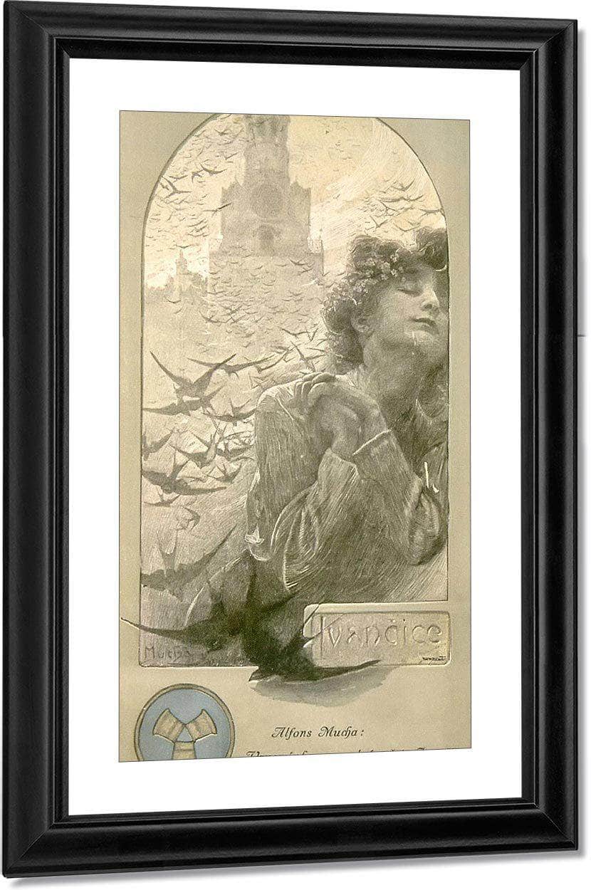 Memory Of Ivancice By Alphonse Mucha Fine Art Print