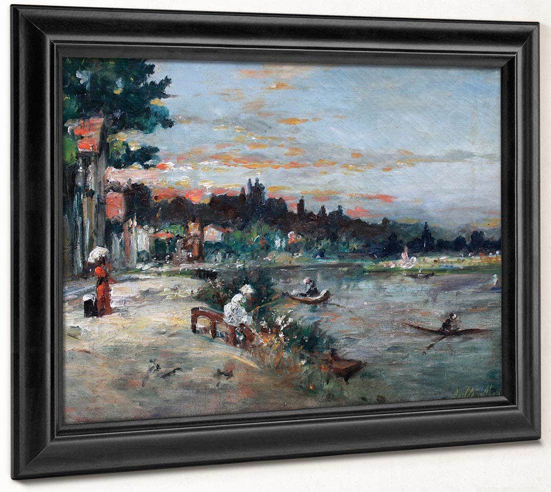 Memory Of The Banks Of Loise 1863 By Berthe Morisot Fine Art Print