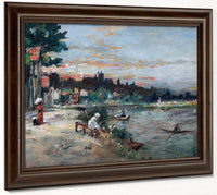 Memory Of The Banks Of Loise 1863 By Berthe Morisot Fine Art Print