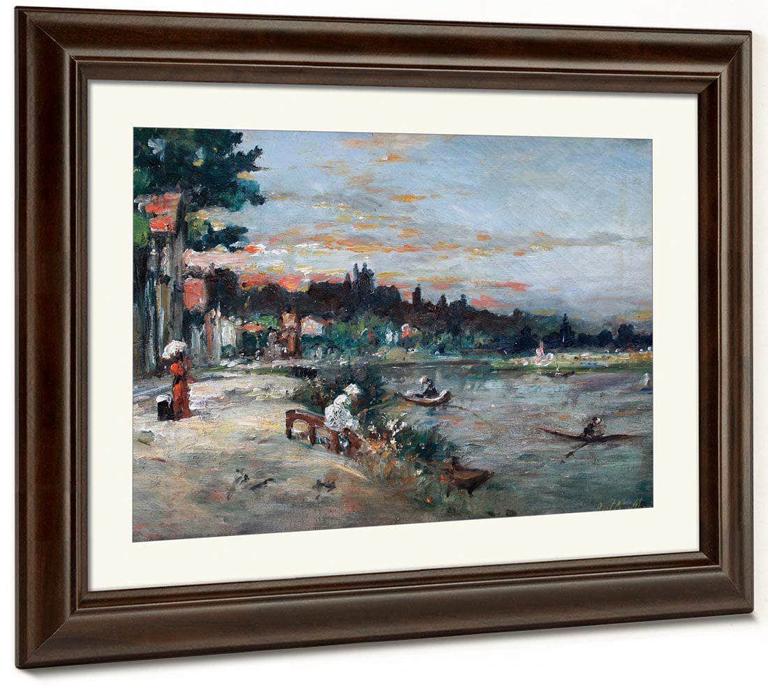 Memory Of The Banks Of Loise 1863 By Berthe Morisot Fine Art Print