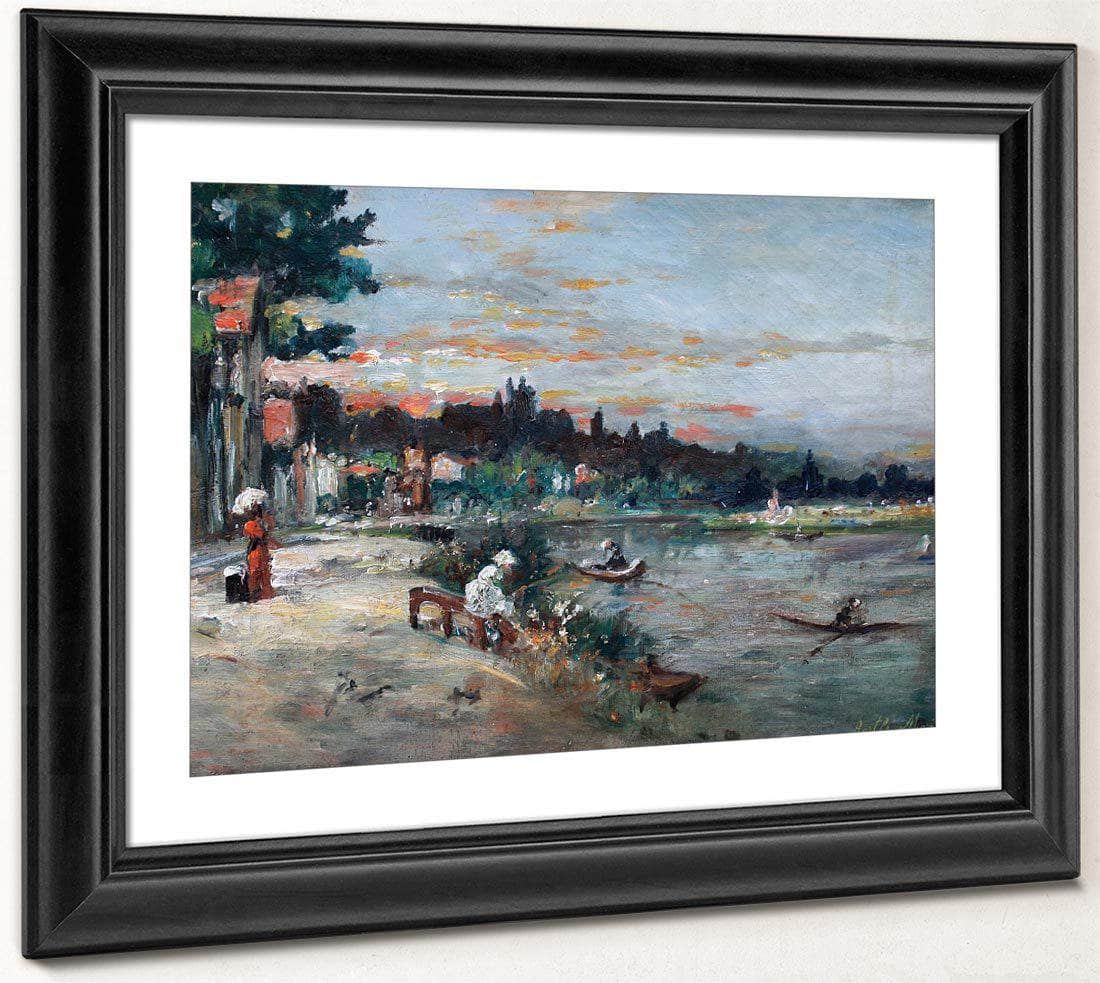 Memory Of The Banks Of Loise 1863 By Berthe Morisot Fine Art Print