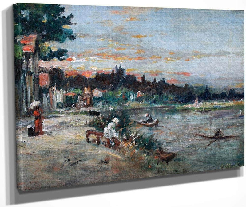 Memory Of The Banks Of Loise 1863 By Berthe Morisot Fine Art Print