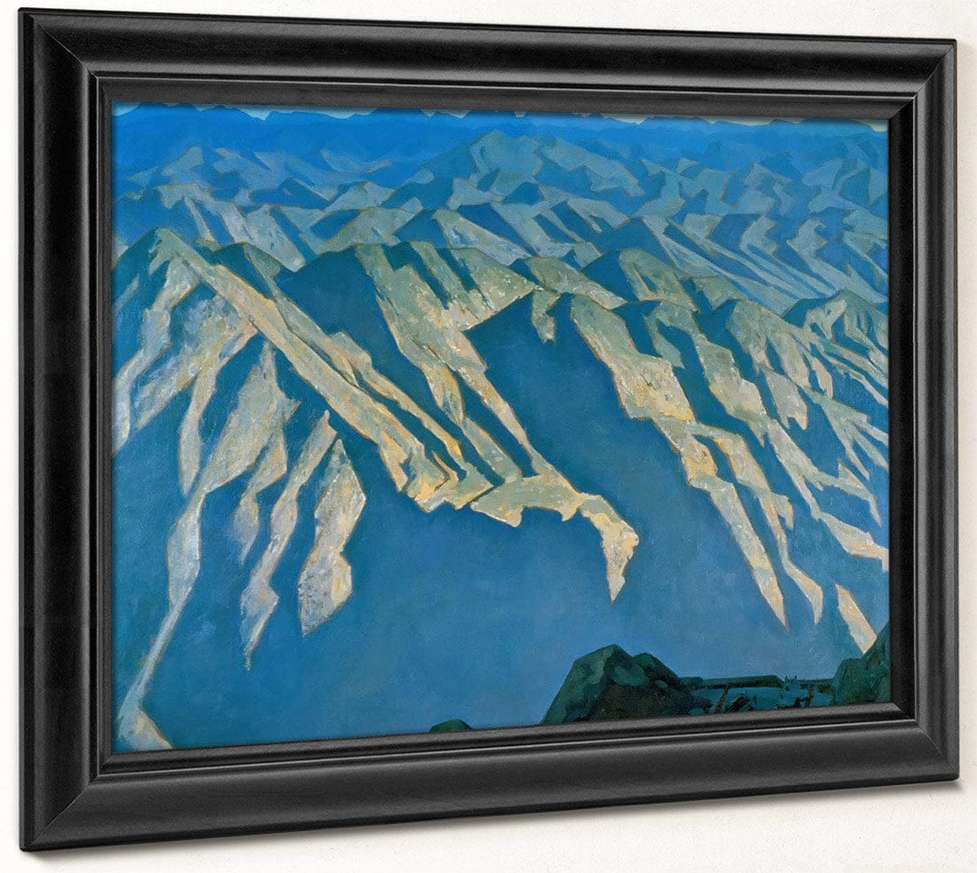 Men And Mountains By Maynard Dixon Fine Art Print