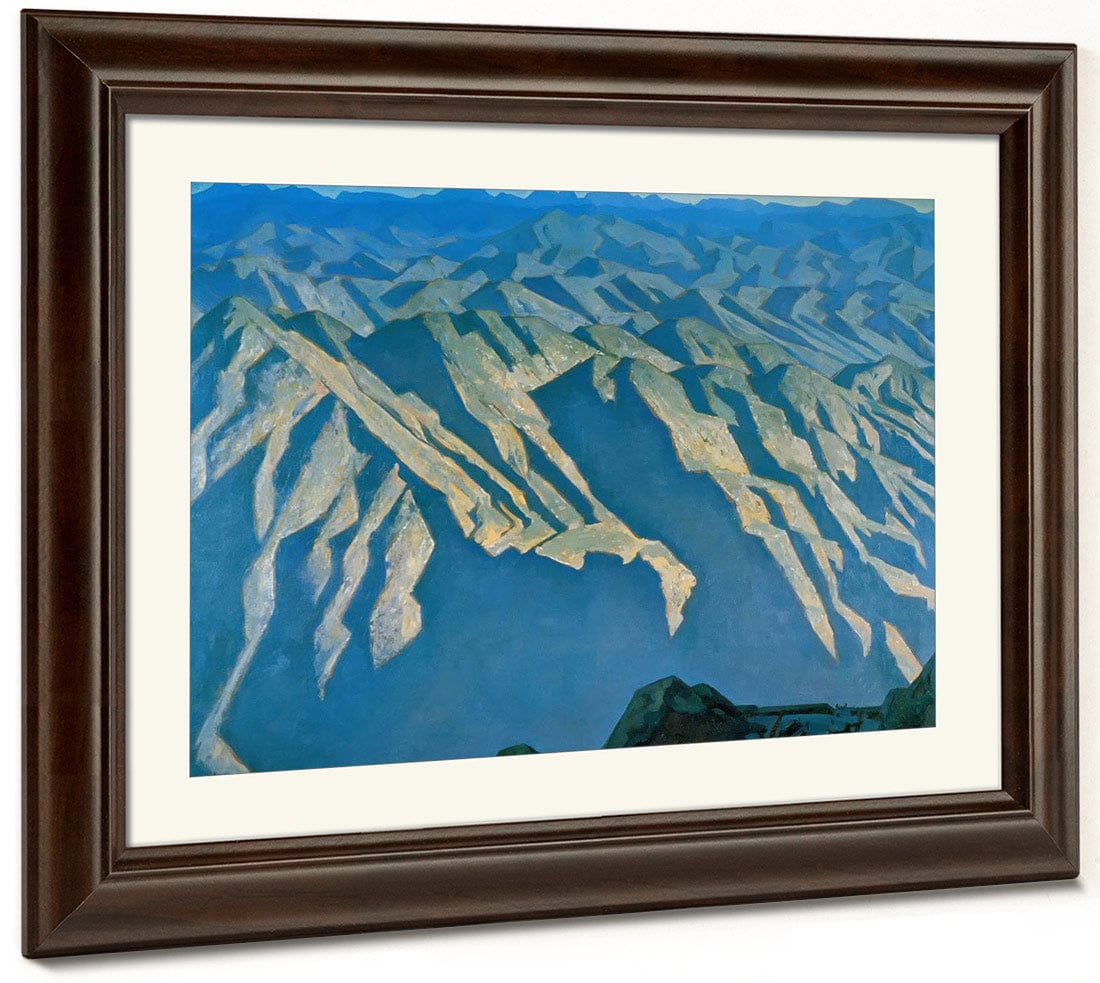 Men And Mountains By Maynard Dixon Fine Art Print