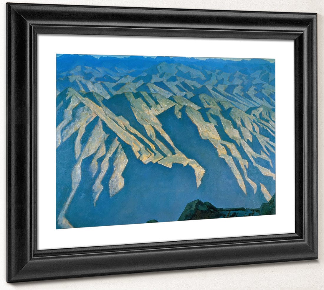 Men And Mountains By Maynard Dixon Fine Art Print