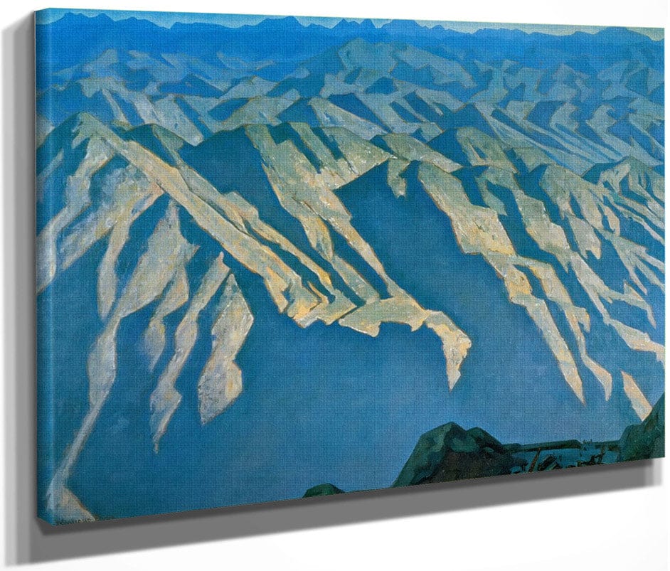 Men And Mountains By Maynard Dixon Fine Art Print