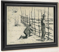 Men Binding Hay Racks By Nicolai Astrup Fine Art Print