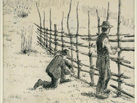 Men Binding Hay Racks By Nicolai Astrup Fine Art Print