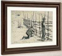 Men Binding Hay Racks By Nicolai Astrup Fine Art Print