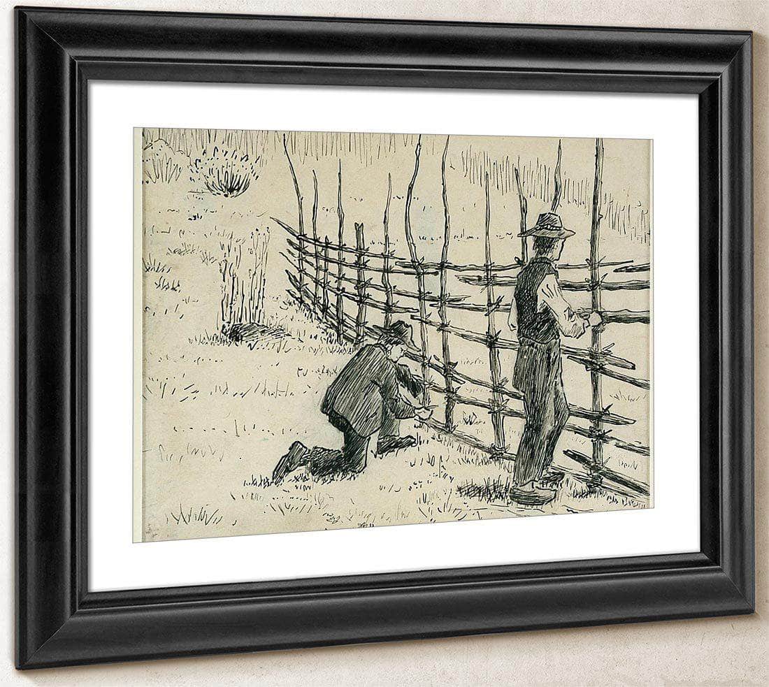 Men Binding Hay Racks By Nicolai Astrup Fine Art Print