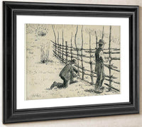 Men Binding Hay Racks By Nicolai Astrup Fine Art Print