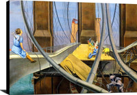 Mental Geography Painting Osvaldo Louis Guglielmi Canvas Art Fine Art Print