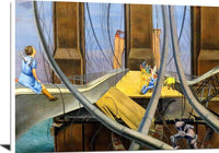 Mental Geography Painting Osvaldo Louis Guglielmi Canvas Art Fine Art Print