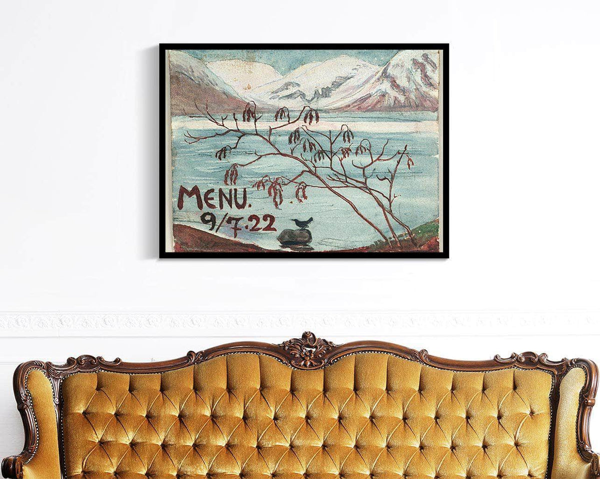 Menu 9 722 Nicolai Astrup Reproduction Fine Art Print