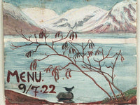 Menu 9 722 Nicolai Astrup Reproduction Fine Art Print