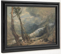 Mer De Glace In The Valley Of Chamouni Switzerland By Joseph Mallord William Turner Fine Art Print