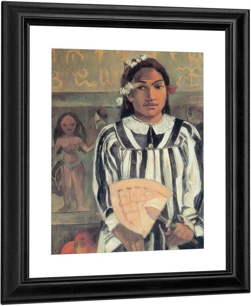 Merabi Metua No Tehama ( Teha Amana Has Many Parents) By Paul Gauguin Fine Art Print
