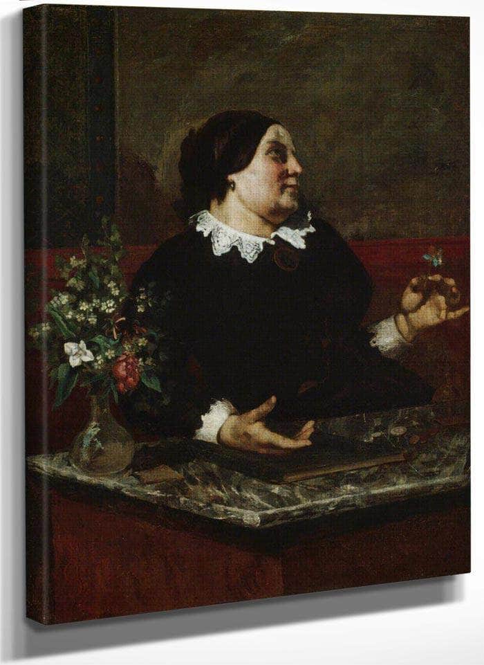 Mere Gregoire By Gusave Courbet Fine Art Print