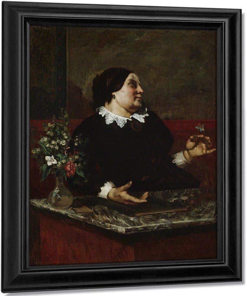 Mere Gregoire By Gusave Courbet Fine Art Print