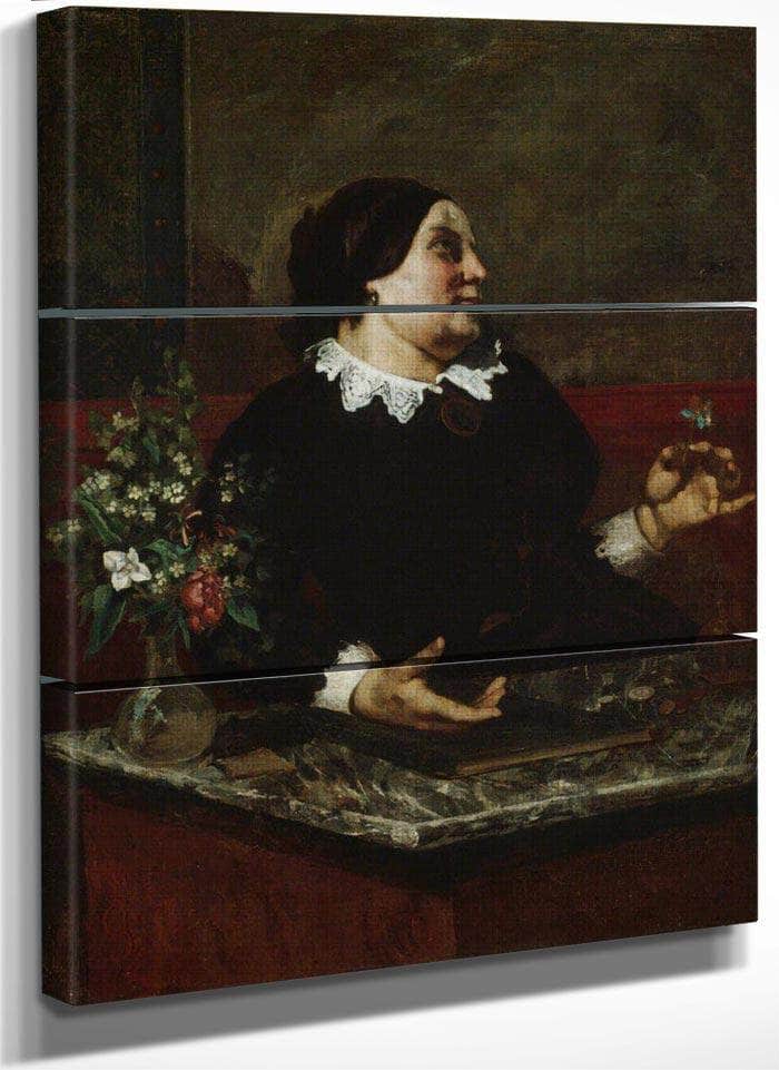 Mere Gregoire By Gusave Courbet Fine Art Print
