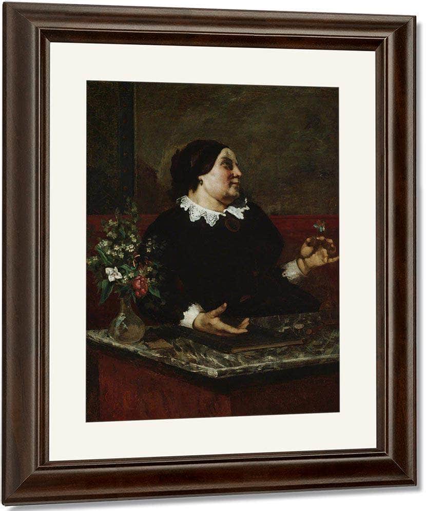 Mere Gregoire By Gusave Courbet Fine Art Print