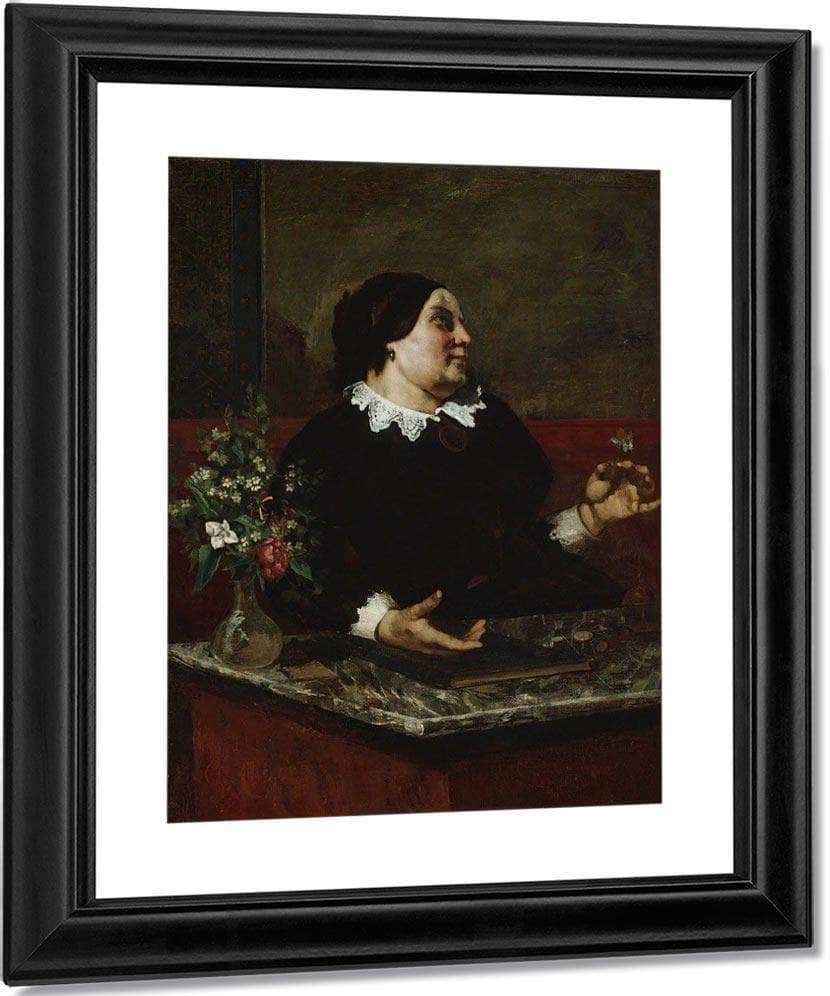 Mere Gregoire By Gusave Courbet Fine Art Print