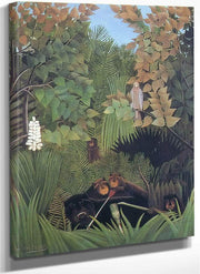 Merry Jesters About 1906 By Henri Rousseau Fine Art Print