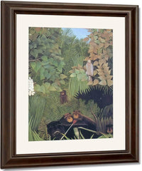 Merry Jesters About 1906 By Henri Rousseau Fine Art Print
