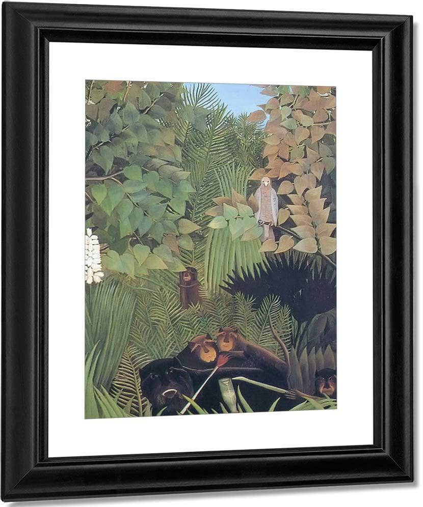 Merry Jesters About 1906 By Henri Rousseau Fine Art Print