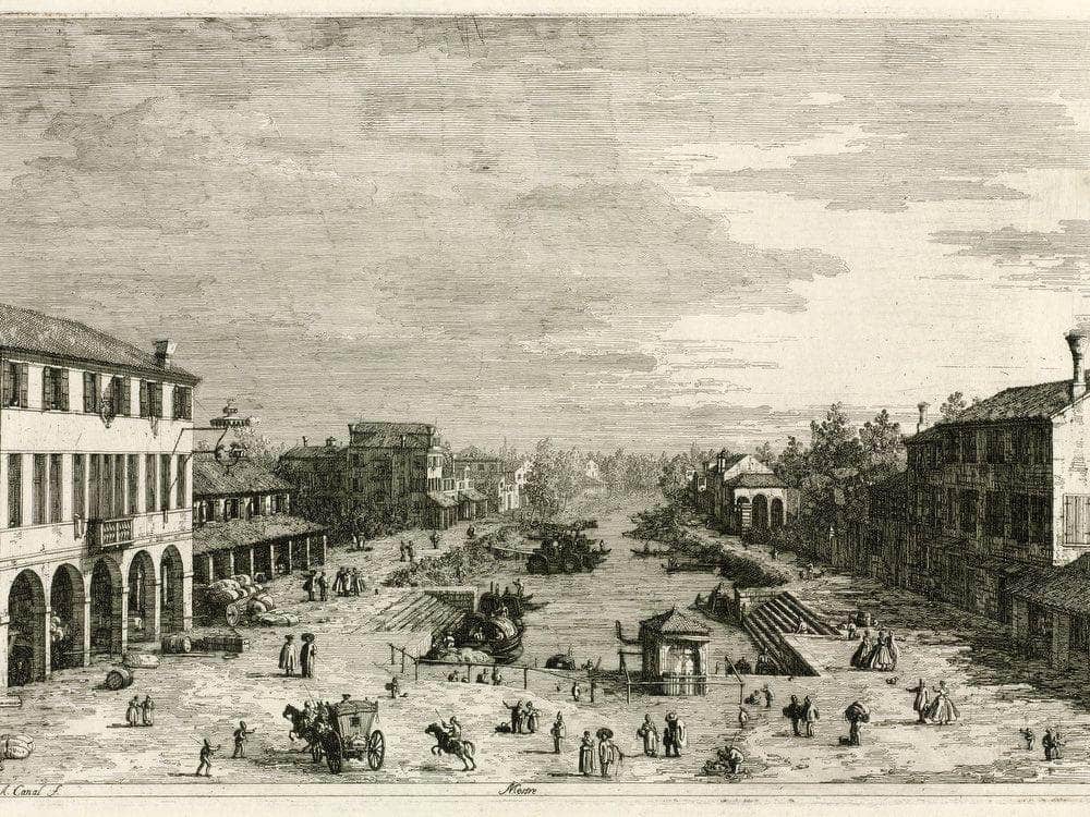 Mestre By Canaletto Fine Art Print