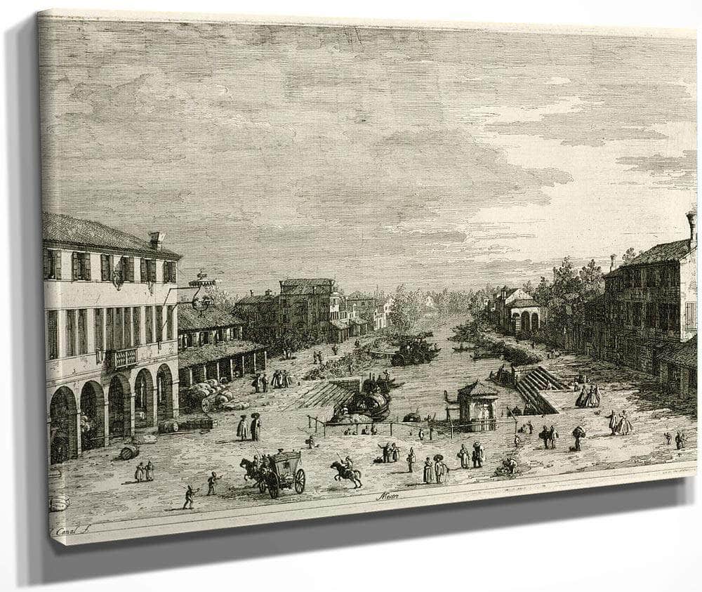 Mestre By Canaletto Fine Art Print