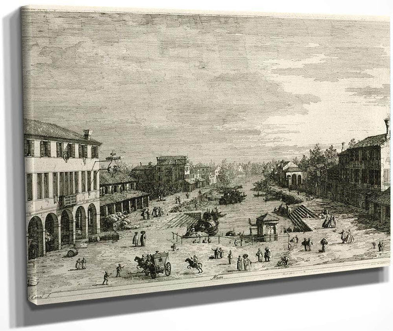 Mestre By Canaletto Fine Art Print