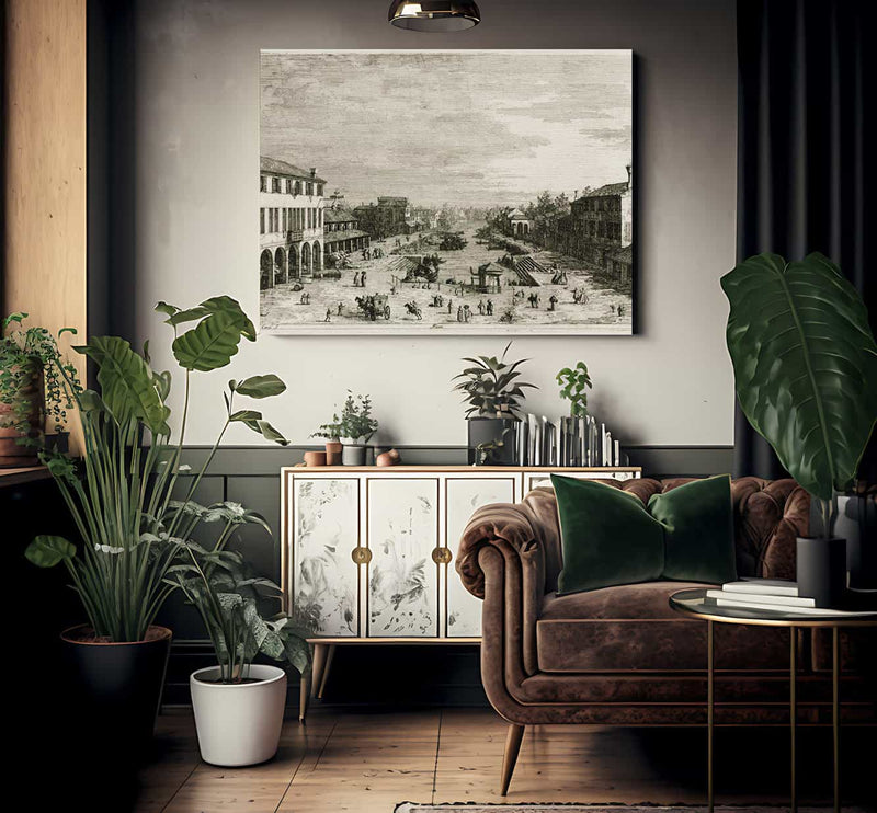 Mestre By Canaletto Fine Art Print