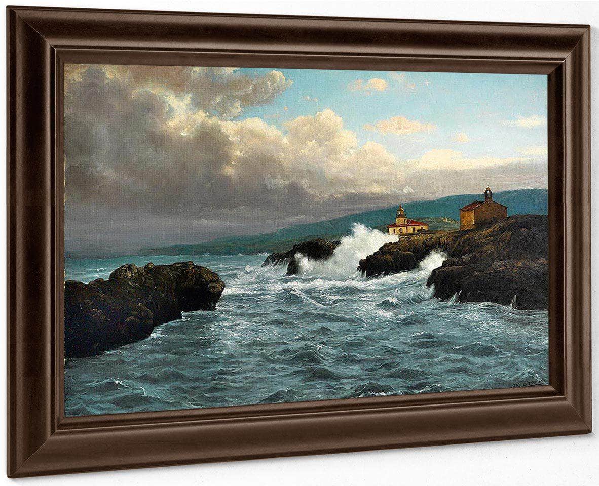 Mexican Coast By Joseph Kleitsch Fine Art Print
