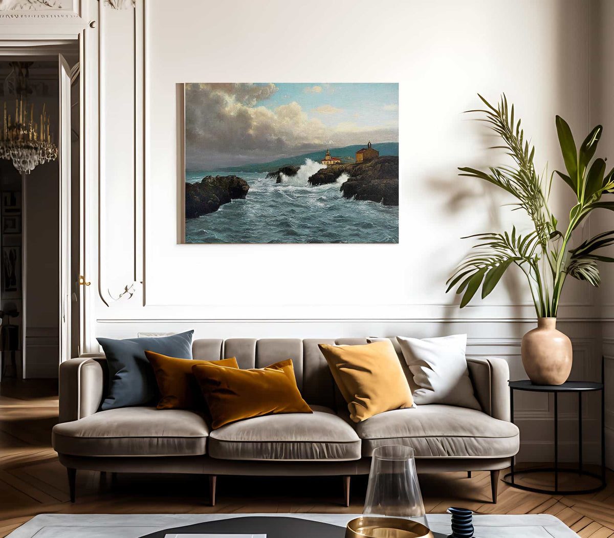 Mexican Coast By Joseph Kleitsch Fine Art Print